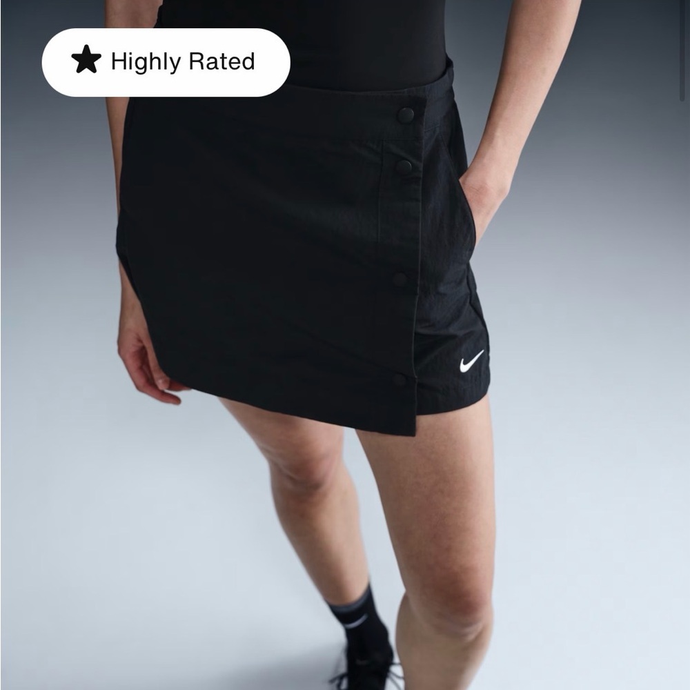 Nike Black Woven Skort
